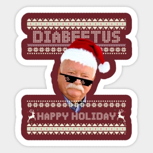 Diabeetus Christmas - Happy Holiday Sticker